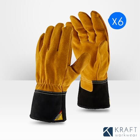 Pack de 6 paires de gants de protection à la chaleur Blaklader